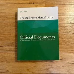 The reference manual of the official documents of the American OT association
